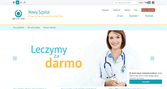 Desktop Screenshot of nowyszpital.pl